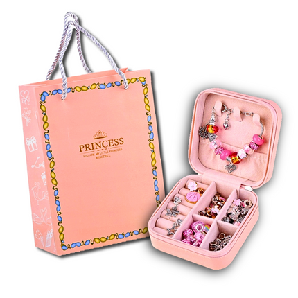 ZESTAW DO ROBIENIA 72EL BRANSOLETEK NASZYJNIKÓW PUDEŁO DO PRZECHOWYWANIA PREZENT 