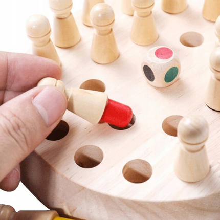 ⭐️GRA LOGICZNA CHIŃCZYK PAMIĘĆ DREWNIANA TOWARZYSKA KLASYCZNA DLA DZIECI⭐️