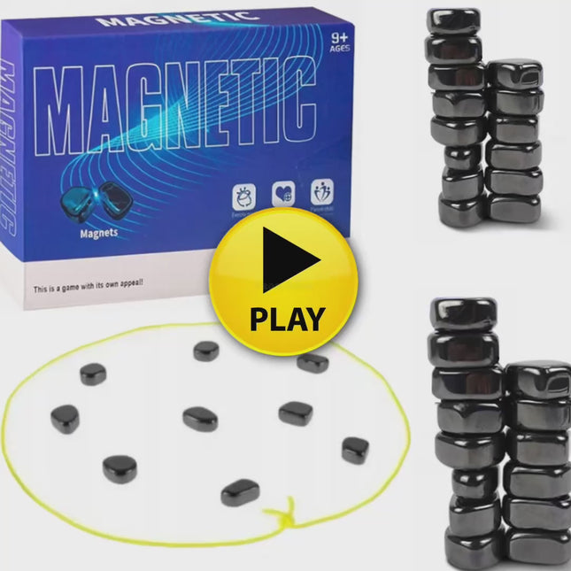 MAGNETYCZNA GRA W KAMIENIE MAGNETYCZNE GRA EDUKACYJNE ZESTAW 30 szt 